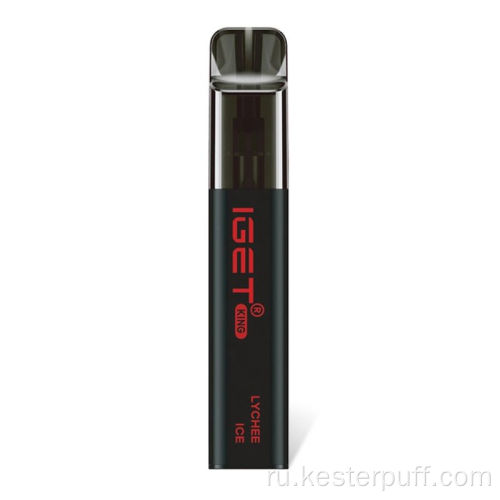 Оригинальный Iget King Ondosable Vape Device Device Iced Grape